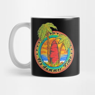 It's summer time - Retro style. Mug